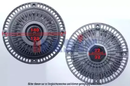 Сцепление, вентилятор радиатора AKS DASIS купить