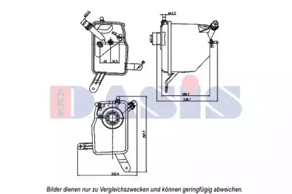 Компенсационный бак, охлаждающая жидкость AKS DASIS купить