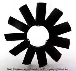 Крыльчатка вентилятора, охлаждение двигателя AKS DASIS купить