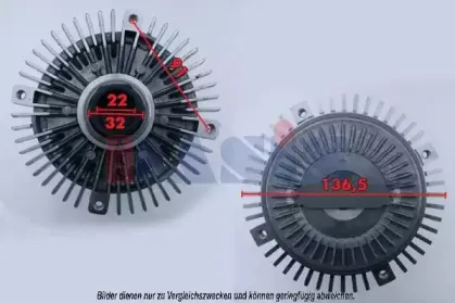 Сцепление, вентилятор радиатора AKS DASIS купить