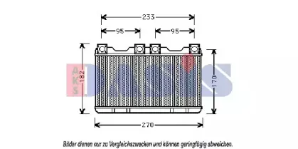 Теплообменник, отопление салона AKS DASIS купить