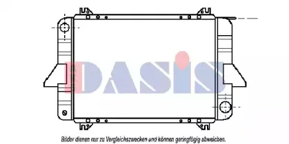 Радиатор, охлаждение двигателя AKS DASIS купить