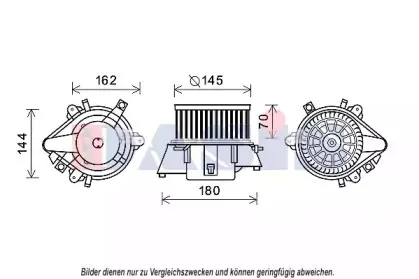 Вентилятор салона AKS DASIS купить