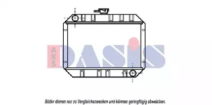 Радиатор, охлаждение двигателя AKS DASIS купить