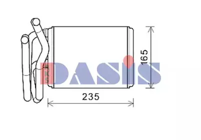 Теплообменник, отопление салона AKS DASIS купить