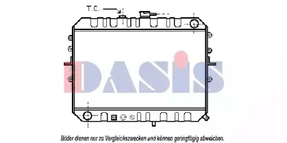 Радиатор, охлаждение двигателя AKS DASIS купить