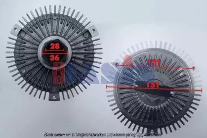 Сцепление, вентилятор радиатора AKS DASIS купить