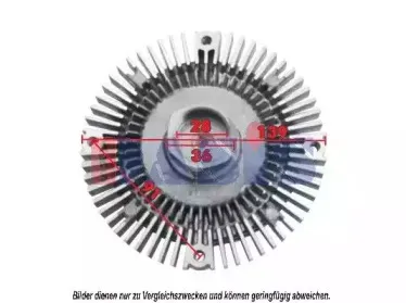 Сцепление, вентилятор радиатора AKS DASIS купить