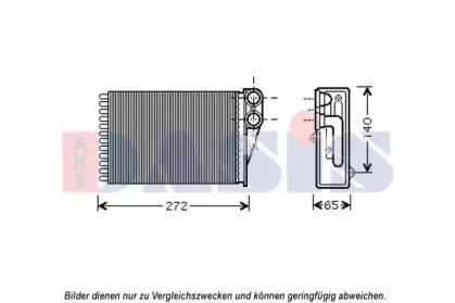 Теплообменник, отопление салона AKS DASIS купить