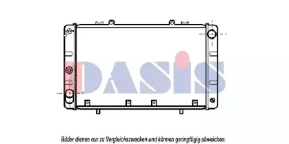 Радиатор, охлаждение двигателя AKS DASIS купить