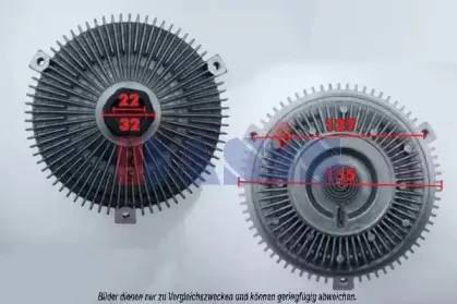 Сцепление, вентилятор радиатора AKS DASIS купить