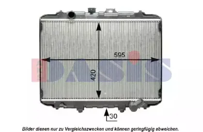 Радиатор, охлаждение двигателя AKS DASIS купить