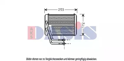 Теплообменник, отопление салона AKS DASIS купить