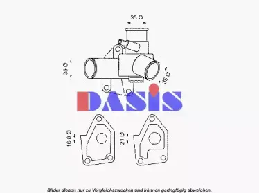 Термостат, охлаждающая жидкость AKS DASIS купить