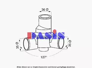Термостат, охлаждающая жидкость AKS DASIS купить