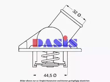 Термостат, охлаждающая жидкость AKS DASIS купить
