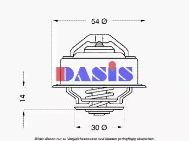 Термостат, охлаждающая жидкость AKS DASIS купить