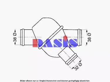 Термостат, охлаждающая жидкость AKS DASIS купить
