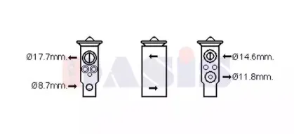 Расширительный клапан, кондиционер AKS DASIS купить