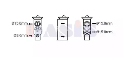 Расширительный клапан, кондиционер AKS DASIS купить