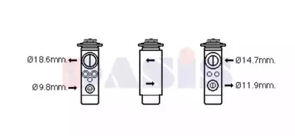 Расширительный клапан, кондиционер AKS DASIS купить