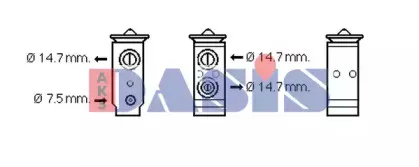 Расширительный клапан, кондиционер AKS DASIS купить