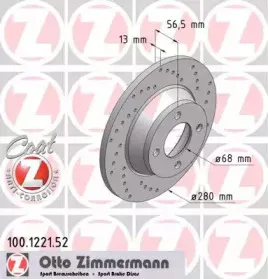 Тормозной диск ZIMMERMANN купить