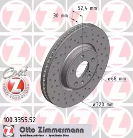 Диск тормозной Sport ZIMMERMANN купить