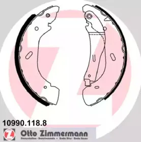 Комплект тормозных колодок ZIMMERMANN купить