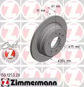 Тормозной диск ZIMMERMANN купить