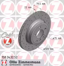 Диск гальмівний ZIMMERMANN купить