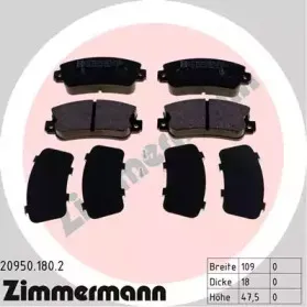 Комплект тормозных колодок, дисковый тормоз ZIMMERMANN купить