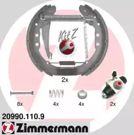 Комплект тормозных колодок ZIMMERMANN купить