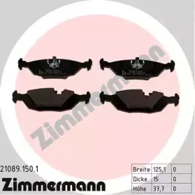 Комплект тормозных колодок, дисковый тормоз ZIMMERMANN купить