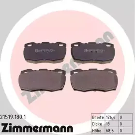 Комплект тормозных колодок, дисковый тормоз ZIMMERMANN купить