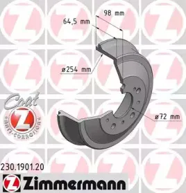 Тормозной барабан ZIMMERMANN купить