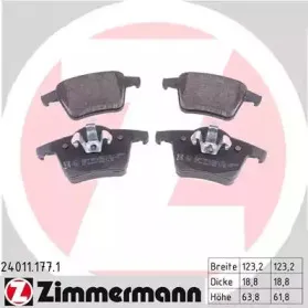 Колодки гальмівні дискові ZIMMERMANN купить