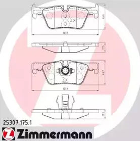 Колодки тормозные ZIMMERMANN купить