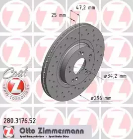 Диск гальмівний ZIMMERMANN купить
