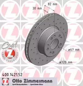 Диск гальмівний ZIMMERMANN купить