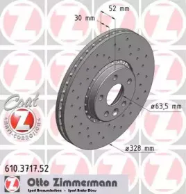 Диск гальмівний ZIMMERMANN купить