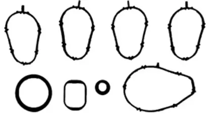 Комплект прокладок, впускной коллектор GLASER купить