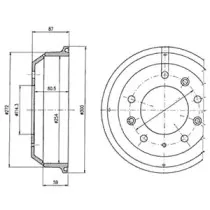 Тормозной барабан DELPHI купить