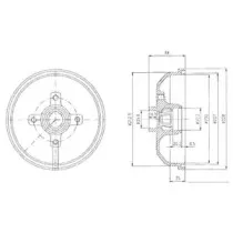 Тормозной барабан DELPHI купить