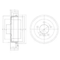 Тормозной барабан DELPHI купить