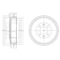 Тормозной барабан DELPHI купить