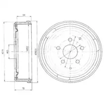 Тормозной барабан DELPHI купить