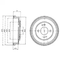 Тормозной барабан DELPHI купить