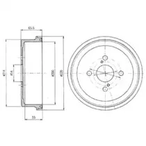 Тормозной барабан DELPHI купить