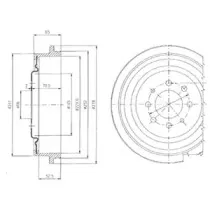 Тормозной барабан DELPHI купить